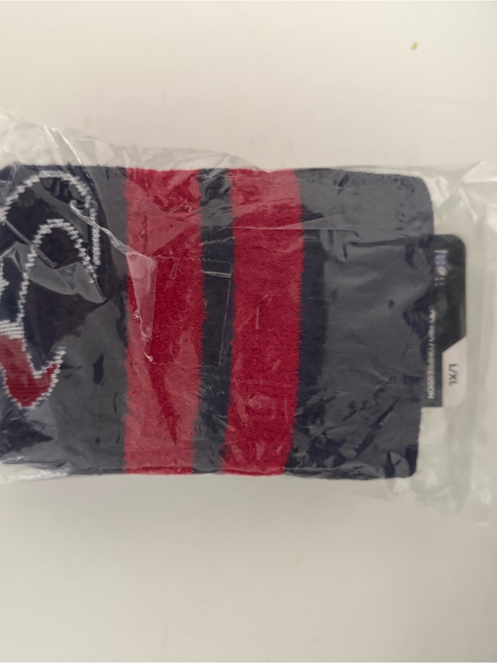 NFL Black & Red Striped Compression Socks